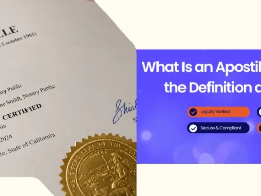 What Is an Apostille? Understanding the Definition and Importance