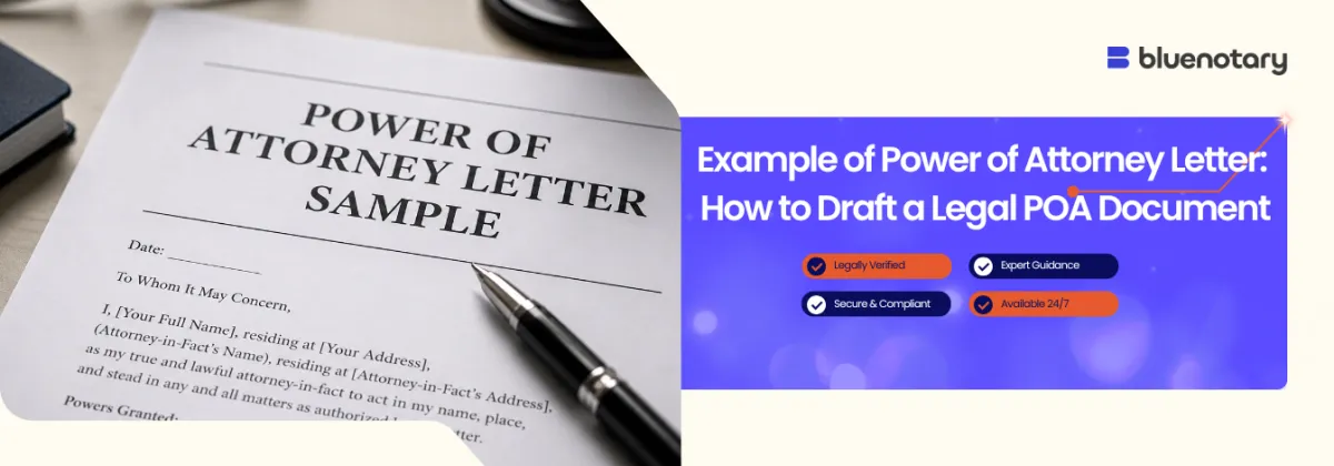 sample power of attorney letter