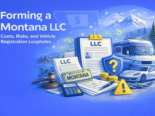 Montana LLC: Complete Guide to Formation, Costs, Vehicle Registration, and the Crackdown You Need to Know About