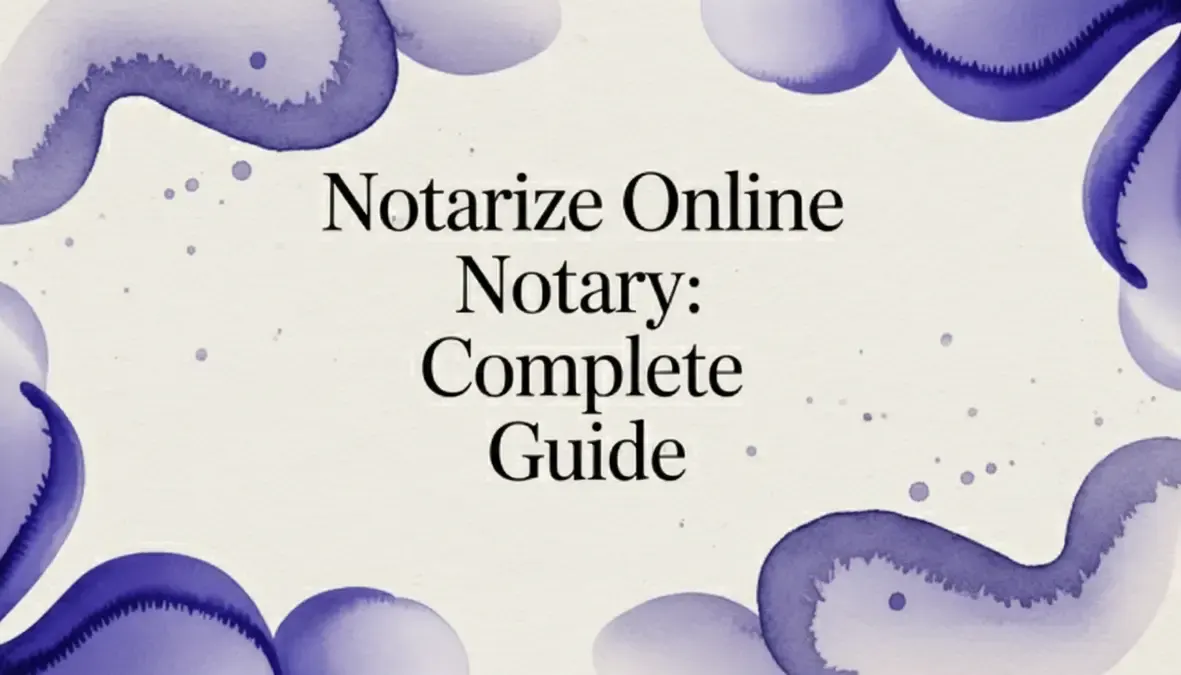 notarize online notary