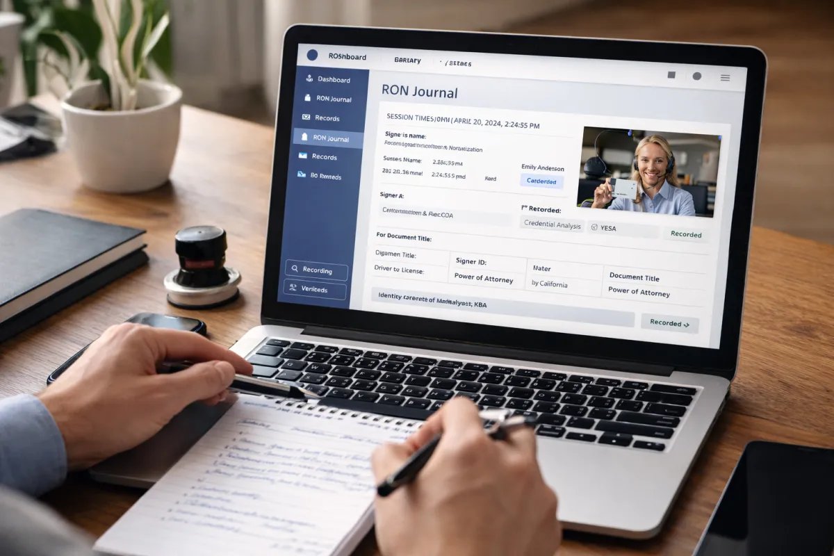 remote online notarization journal what you need to know