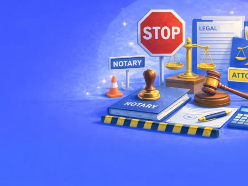 Unauthorized Practice of Law: Where Notarization Ends and Legal Advice Begins
