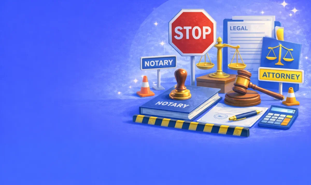 Unauthorized Practice of Law: Where Notarization Ends and Legal Advice Begins