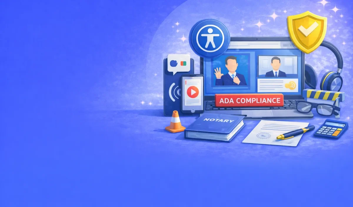 ADA Compliance in Online Notarization: Accessibility Requirements