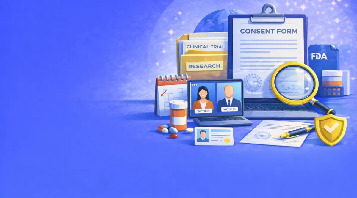 Online Notarization for Clinical Trials and Research Consent Forms