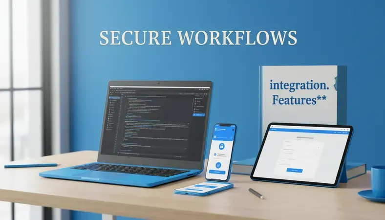 Side-by-side comparison of online notary platform interfaces showing security features