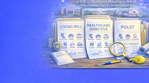 Living Will vs. Healthcare Directive vs. POLST: Understanding End-of-Life Documents