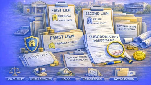 Subordination Agreements: Lien Priority and Notarization