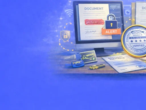 Tamper-Evident Seals: How Digital Certificates Protect Notarized Documents
