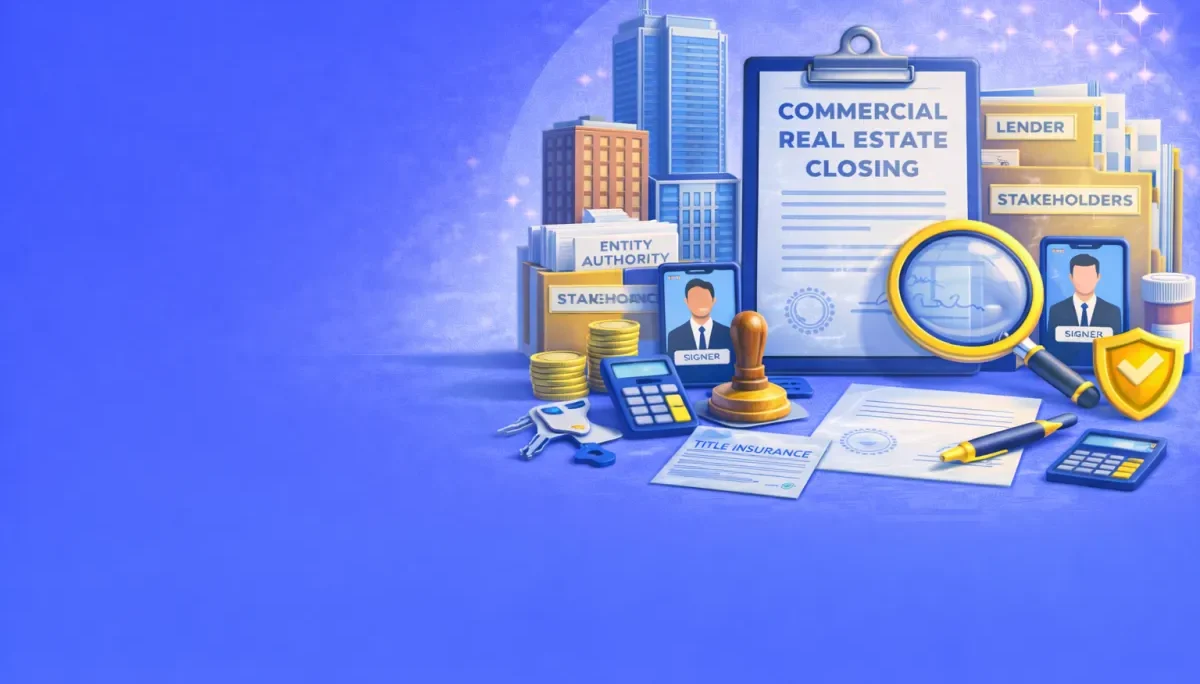 Commercial Real Estate Closings: RON for Complex Transactions