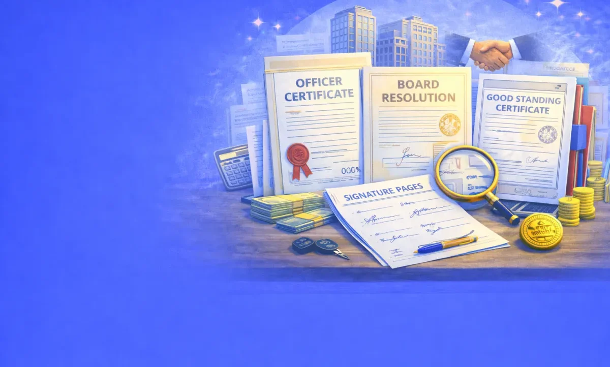 Notarization in Mergers and Acquisitions: Due Diligence Documents