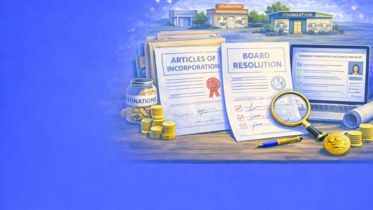 Nonprofit Organization Documents: Board Resolutions and Grant Requirements