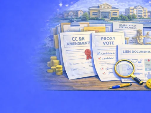 HOA and Condominium Association Document Requirements