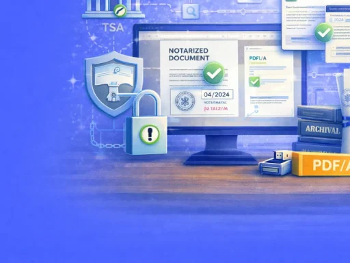 Long-Term Digital Signature Validation: How to Keep Notarized Documents Verifiable for Decades