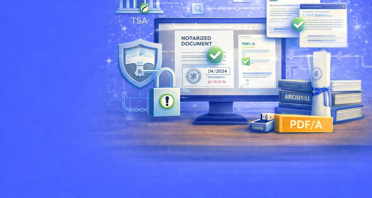 Long-Term Digital Signature Validation: How to Keep Notarized Documents Verifiable for Decades