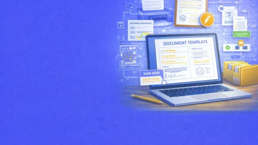 new blog Document Template Creation for Efficient Notarization Description: Technical guide for businesses on template design. Cover signature placement, notarial certificate positioning, and building templates that work across platforms.