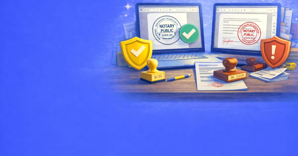 Electronic Notary Stamps vs. Wet Ink Stamps: Legal Equivalence