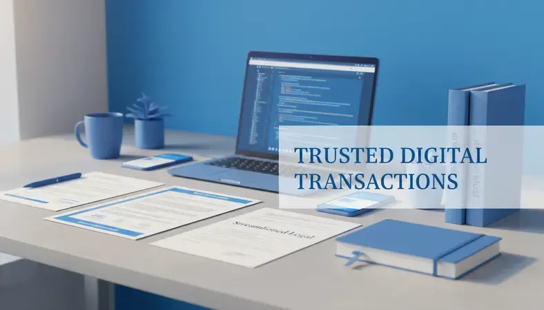 Collection of common notarizable documents including real estate deeds, power of attorney forms, and business contracts arranged on a desk