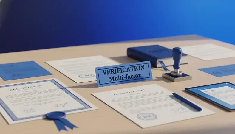 Step-by-step visual guide showing the remote online notarization process from document upload to completed notarized document