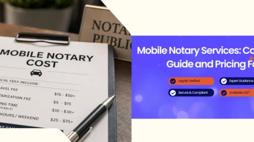 Mobile Notary Services: Complete Cost Guide and Pricing Factors