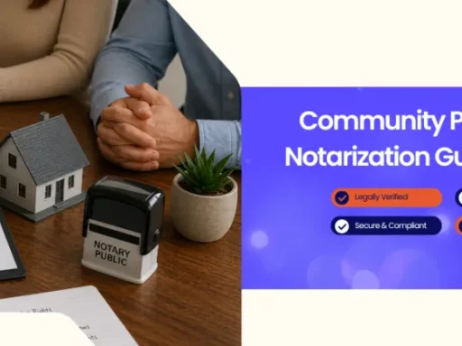 Community Property States Notarization: What married couples must know