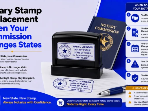 notary stamp replacement new state