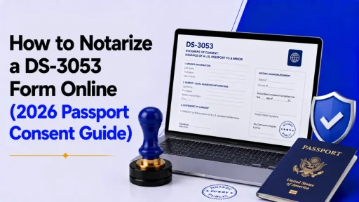 notarize DS-3053 online