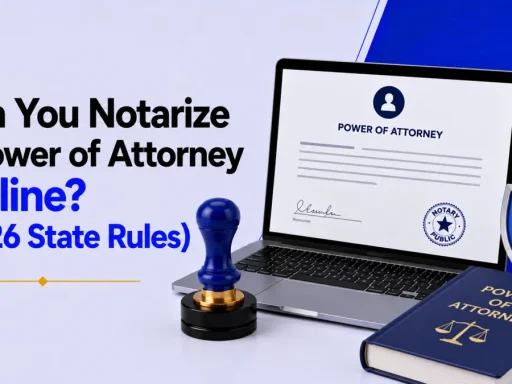 Can You Notarize a Power of Attorney Online? (2026 State Rules)