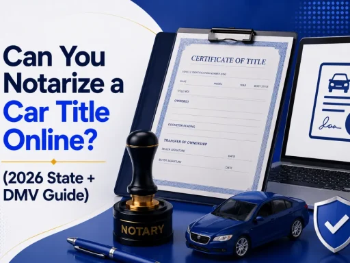 Notarize car title online