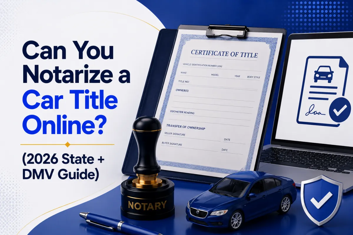 Notarize car title online