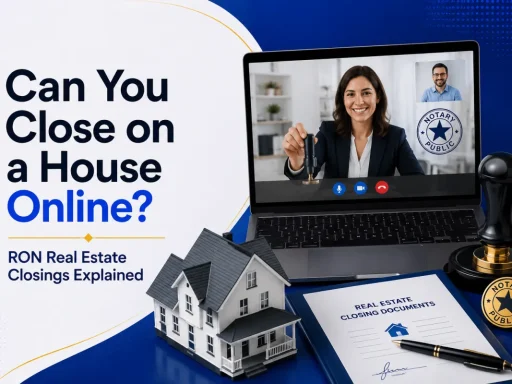 Can You Close on a House Online? RON Closings Explained