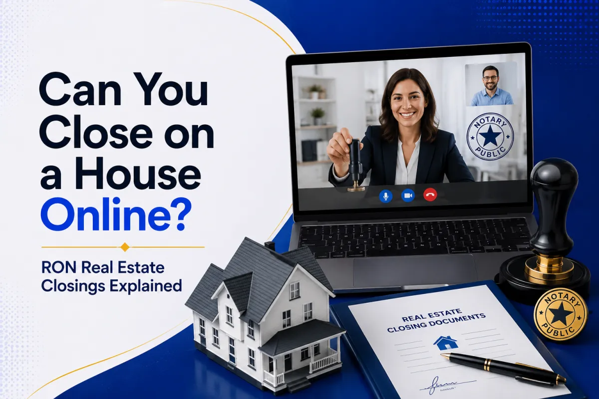 Can You Close on a House Online? RON Closings Explained