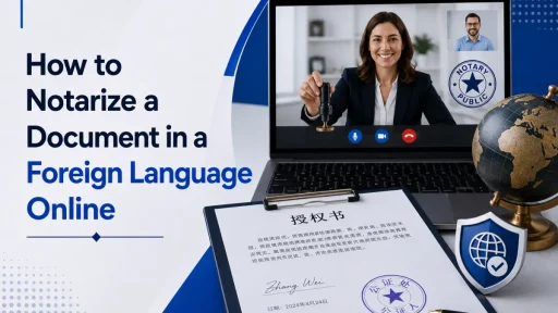 How to Notarize a Document in a Foreign Language Online