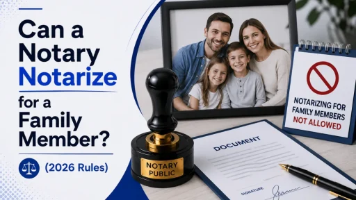 Can a Notary Notarize for a Family Member?