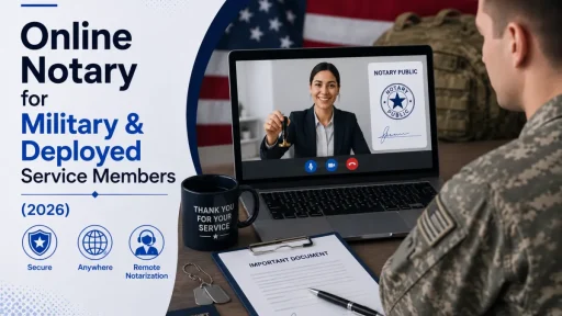 Online Notary for Military & Deployed Service Members
