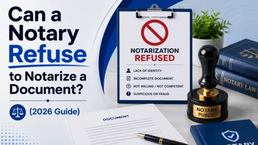 Can a Notary Refuse to Notarize a Document?