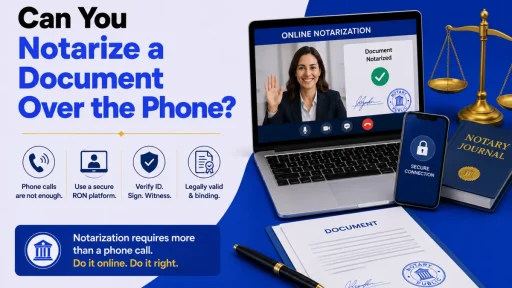 Can You Notarize a Document Over the Phone?