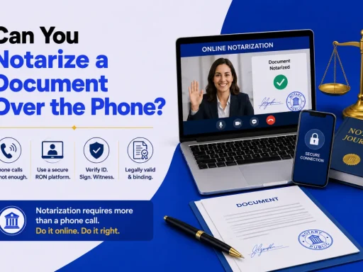 Can You Notarize a Document Over the Phone?