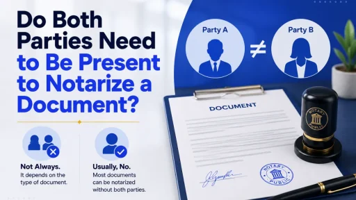 Do Both Parties Need to Be Present to Notarize a Document?