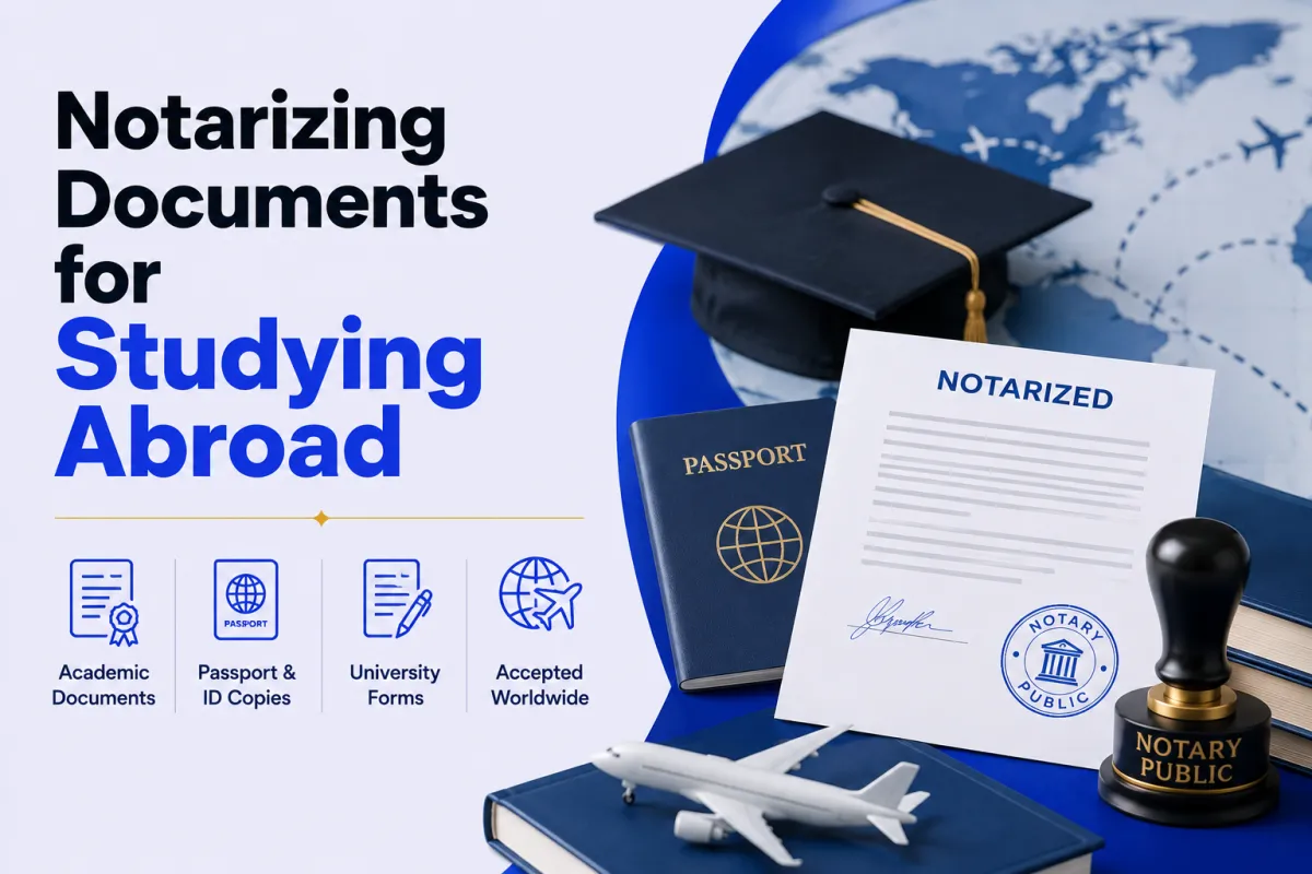 Notarizing Documents for Studying Abroad