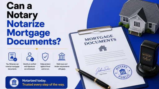 Can a Notary Notarize Mortgage Documents?