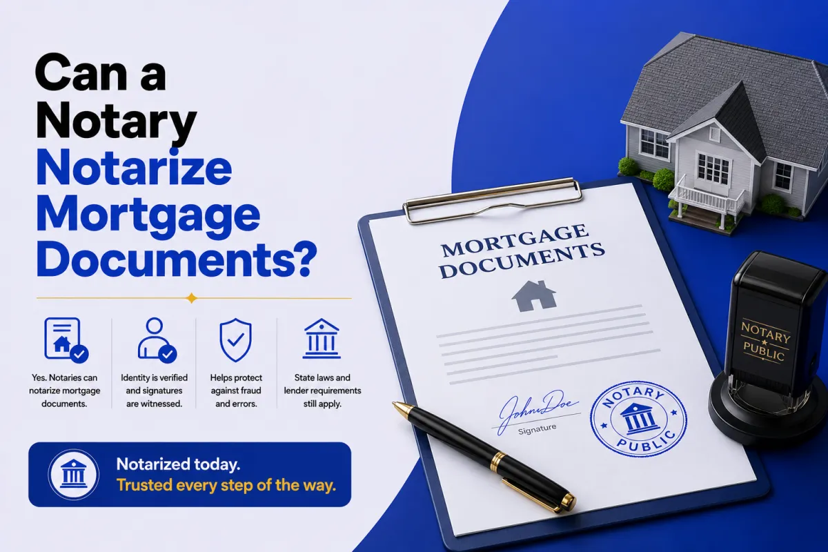 Can a Notary Notarize Mortgage Documents?