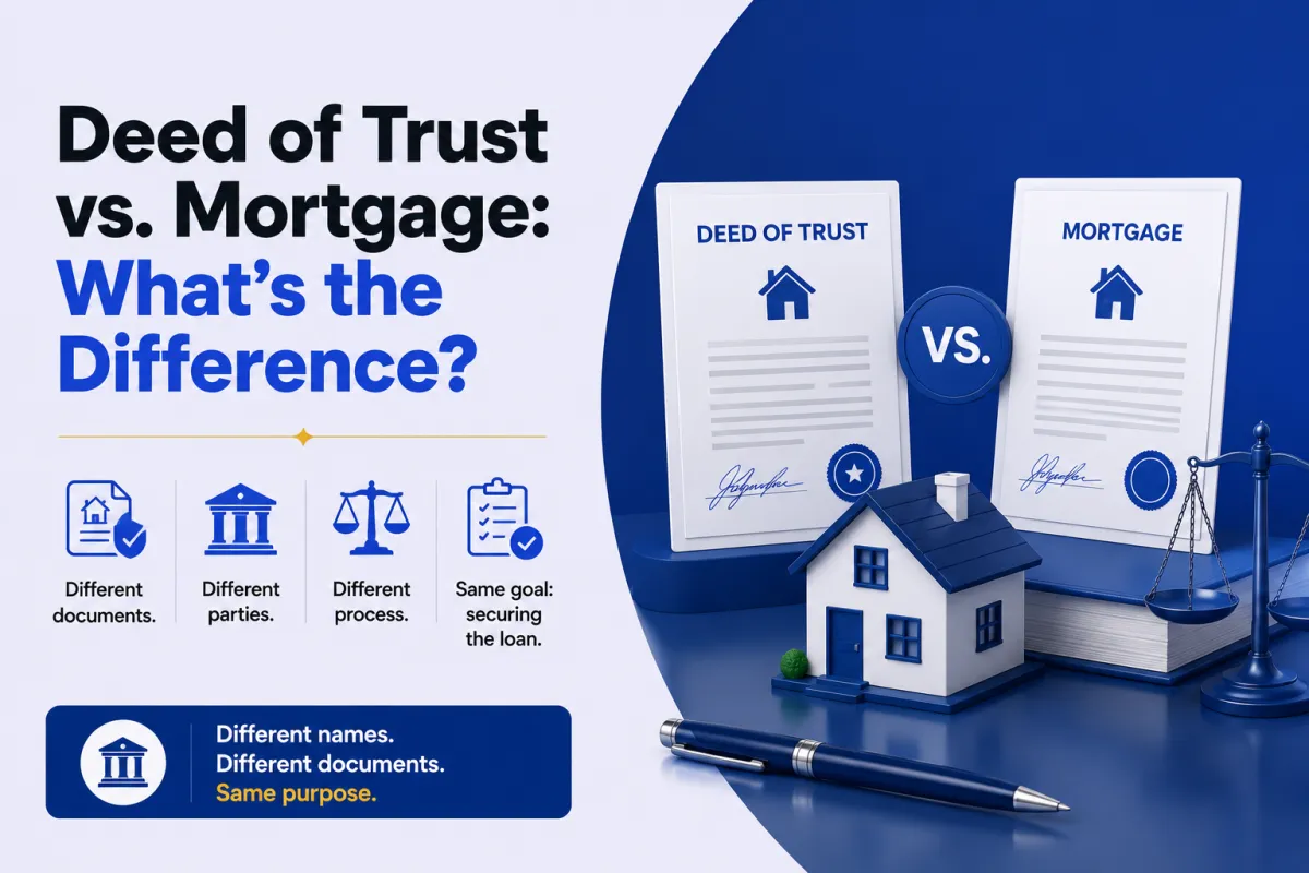 Deed of Trust vs. Mortgage: What's the Difference?
