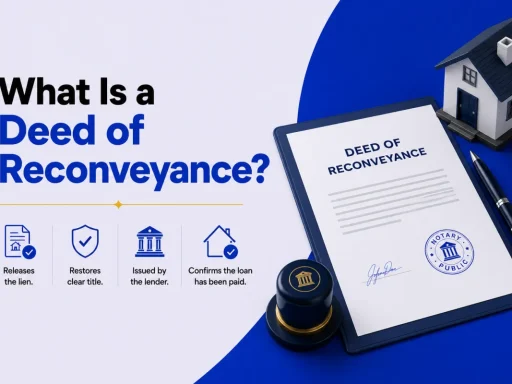 What Is a Deed of Reconveyance? (After Mortgage Payoff)