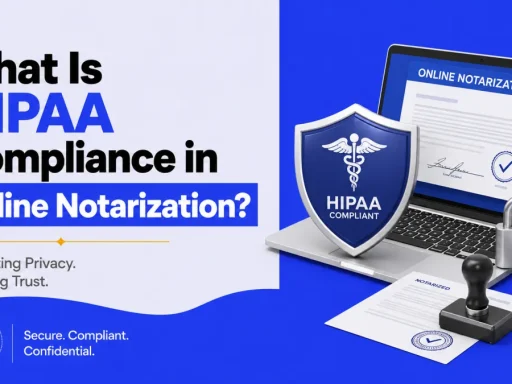 HIPAA Compliance in Online Notarization