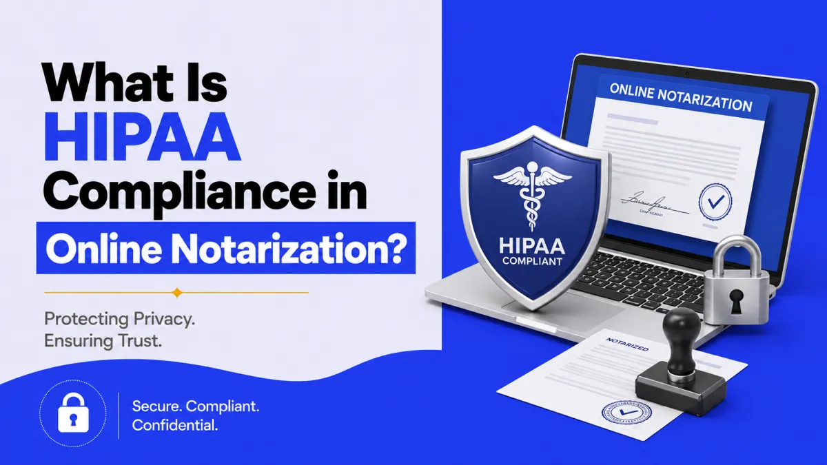 HIPAA Compliance in Online Notarization