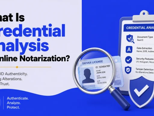 What Is Credential Analysis in Online Notarization?