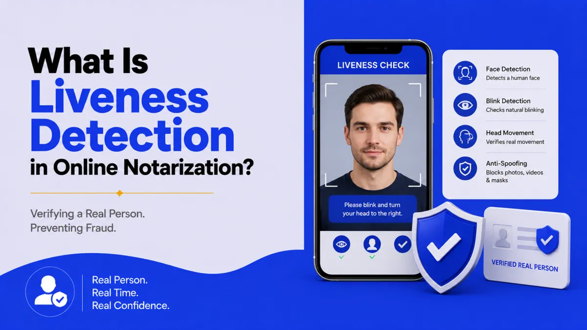 What Is Liveness Detection in Online Notarization?