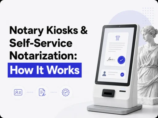 Notary Kiosks & Self-Service Notarization: How It Works