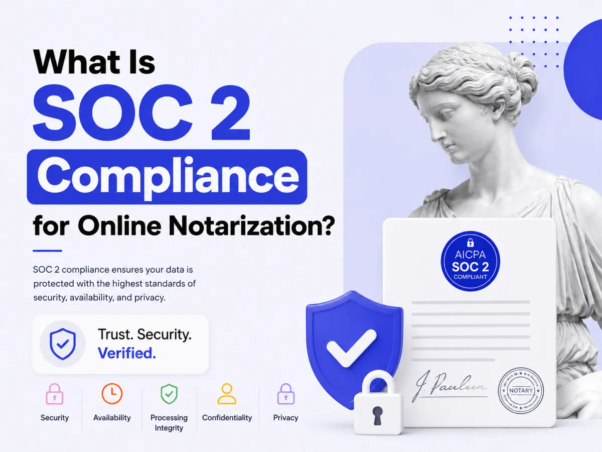 What Is SOC 2 Compliance for Online Notarization